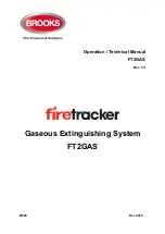 Brooks FireTracker FT2GAS Operation And Technical Manual preview