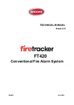 Preview for 1 page of Brooks Firetracker FT420 Technical Manual