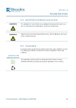 Preview for 29 page of Brooks LF40C THR Product Manual