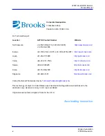 Preview for 4 page of Brooks LF80C Product Manual