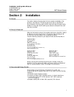 Preview for 9 page of Brooks MF50 S Installation And Operation Manual