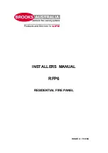 Preview for 1 page of Brooks RFP6 Installer Manual