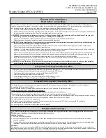 Preview for 2 page of Brooks SLA5850 Installation And Operation Manual