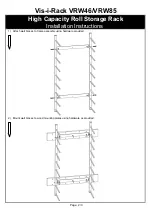 Предварительный просмотр 2 страницы Brookside Design Vis-i-Rack VRW46 Installation Instructions