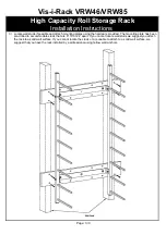 Предварительный просмотр 3 страницы Brookside Design Vis-i-Rack VRW46 Installation Instructions