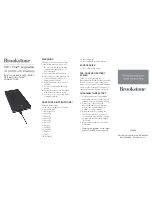 Brookstone 318459 User Manual предпросмотр