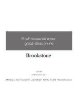 Preview for 20 page of Brookstone 321644 Instructions Manual