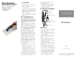 Preview for 1 page of Brookstone 322811 Quick Start Manual