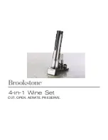 Предварительный просмотр 1 страницы Brookstone 4-in-1 Wine Set User Manual