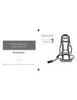 Brookstone 856165 Massage 1 Quick Manual preview