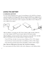 Предварительный просмотр 8 страницы Brookstone 92-Hour Rechargeable Battery User Manual