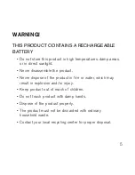 Preview for 7 page of Brookstone 975362 Operating Instructions Manual