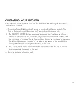 Preview for 11 page of Brookstone Bed Fan with Wireless Remote User Manual