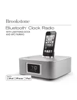 Предварительный просмотр 1 страницы Brookstone Bluetooth Clock Radio User Manual