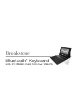 Brookstone Bluetooth Keyboard Quick Manual предпросмотр