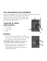 Preview for 3 page of Brookstone Boogie Board User Manual