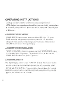 Preview for 10 page of Brookstone BWM-211D Instruction Manual