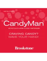 Brookstone CandyMan Instructions Manual предпросмотр