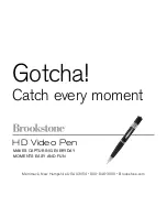 Brookstone Gotcha! User Manual preview