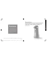 Brookstone Hands-Free Soap Dispenser Instruction Manual preview