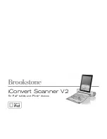 Brookstone iConvert Scanner V2 User Manual preview