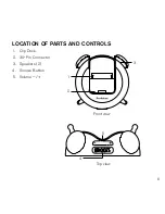 Предварительный просмотр 7 страницы Brookstone iDesign Retro Clock Manual