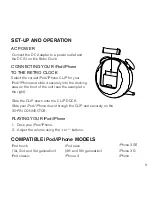 Preview for 9 page of Brookstone iDesign Retro Clock Manual