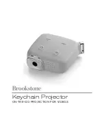 Предварительный просмотр 1 страницы Brookstone Keychain Projector Manual