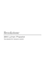 Brookstone LYSB018BAARGW-ELECTRNCS Manual preview