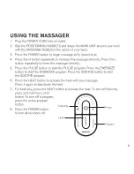 Preview for 10 page of Brookstone neck & shoulder sport massager with heat User Manual