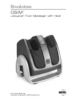 Brookstone OSIM uSqueez User Manual предпросмотр