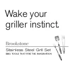 Brookstone Stainless Steel Grill Set Owner'S Manual preview
