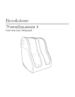 Brookstone TheraSqueeze II User Manual preview