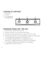 Предварительный просмотр 6 страницы Brookstone TOWEL SPA User Manual