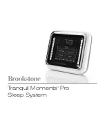 Предварительный просмотр 1 страницы Brookstone Tranquil Moments Pro Manual