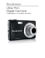 Preview for 1 page of Brookstone Ultra-Thin Digital Camera Instruction Manual