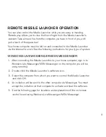 Предварительный просмотр 9 страницы Brookstone USB Desktop Missile Launcher User Manual