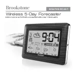 Brookstone Wireless 5-Day Forecaster Manual предпросмотр