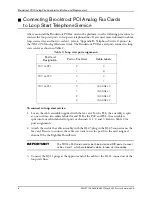 Preview for 8 page of Brooktrout Technology TR114+P2L Installation And Replacement