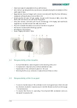 Preview for 6 page of BrookVent AF 90-CYC-ONEP-100 Installation, Maintenance & User Manual