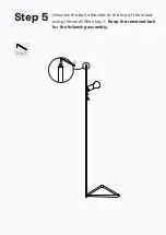 Предварительный просмотр 9 страницы BROSA Alpha Floor Lamp Assembly Manual