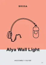 BROSA Alya Wall Light Assembly Manual preview