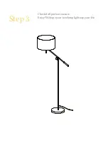 Preview for 6 page of BROSA Antila Floor Lamp Assembly Manual