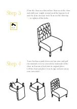 Предварительный просмотр 4 страницы BROSA Aria Accent Chair Assembly Manual