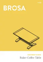 BROSA Baker Coffee Table Assembly Manual preview