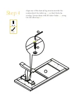 Предварительный просмотр 5 страницы BROSA Baker Dining Table Assembly Manual