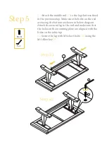 Предварительный просмотр 6 страницы BROSA Baker Dining Table Assembly Manual