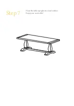 Предварительный просмотр 8 страницы BROSA Baker Dining Table Assembly Manual