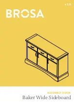 Предварительный просмотр 1 страницы BROSA Baker Wide Sideboard Assembly Manual