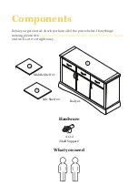 Предварительный просмотр 2 страницы BROSA Baker Wide Sideboard Assembly Manual